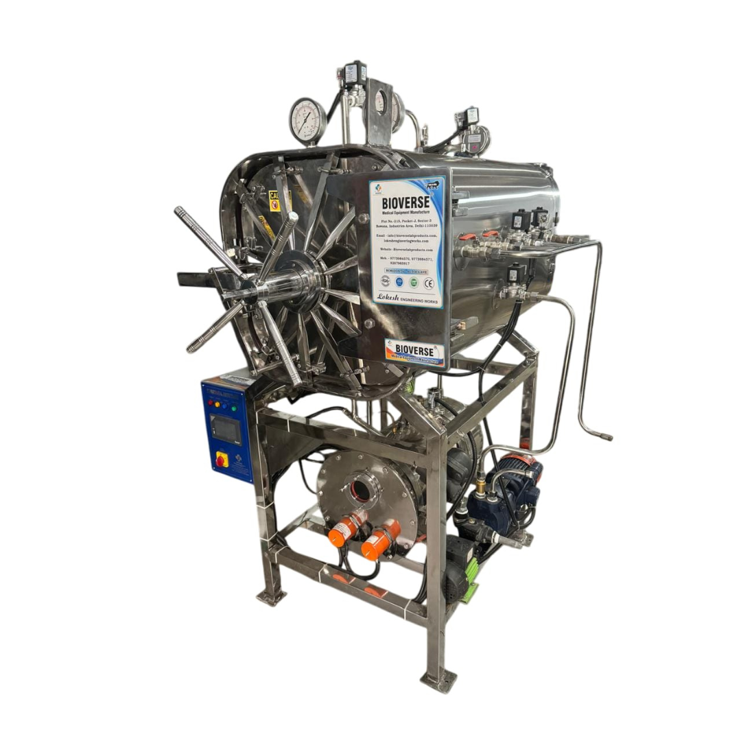 STEAM STERILIZER HORIZONTAL RECTANGULAR SEMI AUTOMATIC LEW-108
